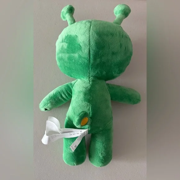 NWT IKEA Green Alien Plush 13.5” Aftonsparv - Picture 2 of 6